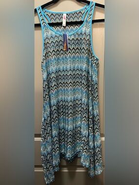Nimes Cote Azur Sheer Sleeveless Tunic NWT
